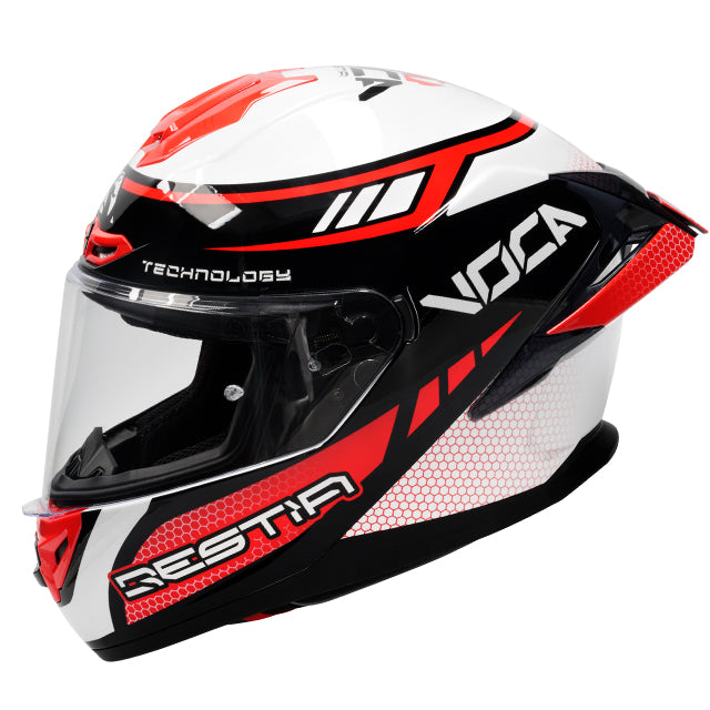 Casco integral VOCA Bestia rojo performance - talla L