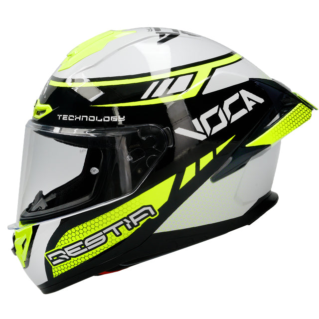 Casco integral VOCA Bestia amarillo allstar - talla M