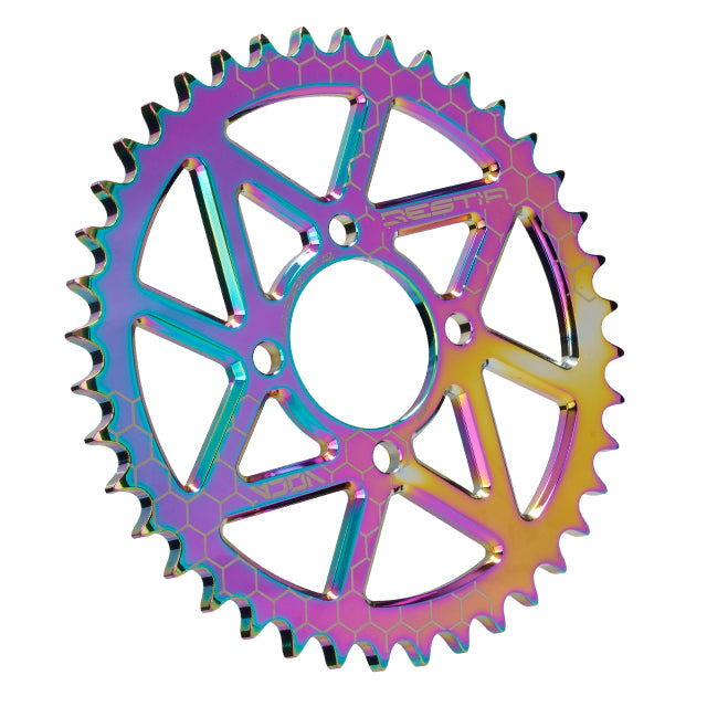 Corona Yamaha DT 50 Portugal Z-40 420 Aluminio CNC VOCA - titanio