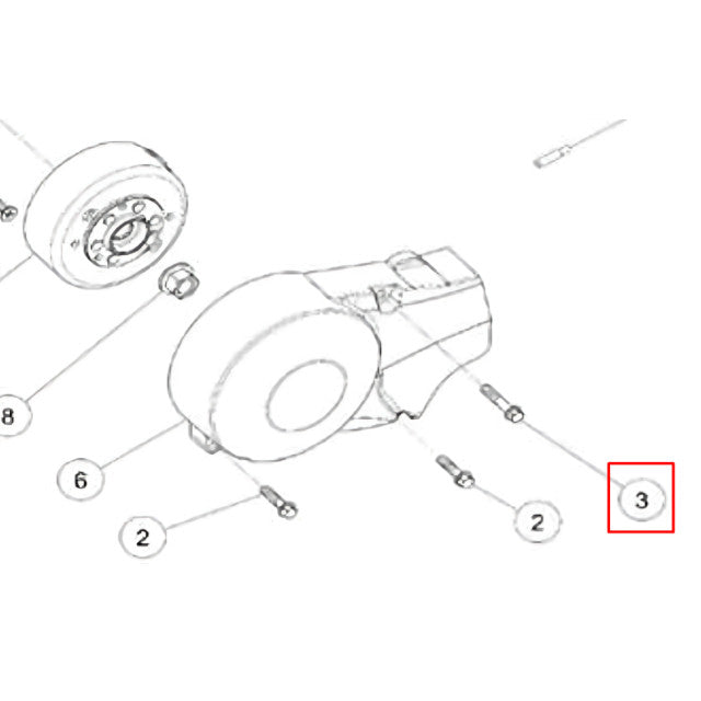 Tornillo M6x32 motor Daytona Anima