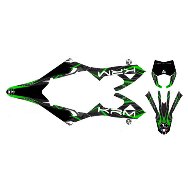 Kit pegatinas KRM Rieju MRT a partir 2022 - verde