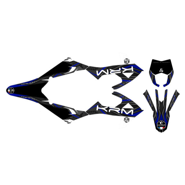 Kit pegatinas KRM Rieju MRT a partir 2022 - azul