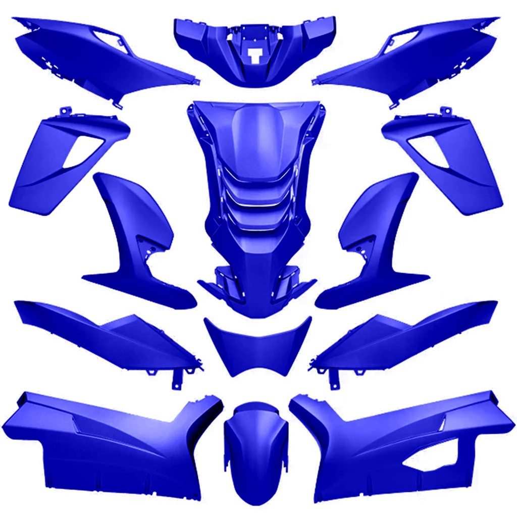 Kit de carenados Peugeot Speedfight 4 14 piezas Allpro - azul sparco