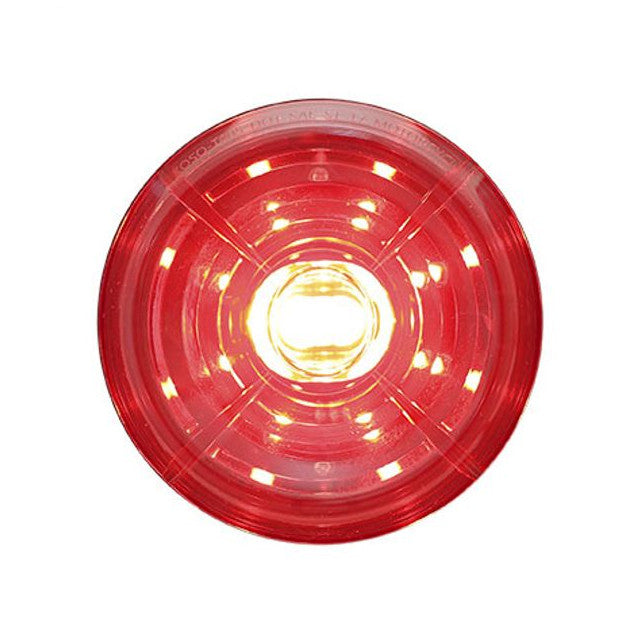 Piloto trasero con lente solar LED Koso - rojo