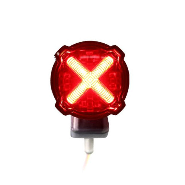Piloto trasero con función de luz de freno LED GT-02S Koso - rojo
