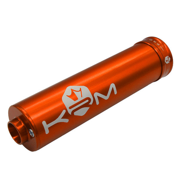 Silenciador 70-90cc aluminio 2019 KRM - naranja