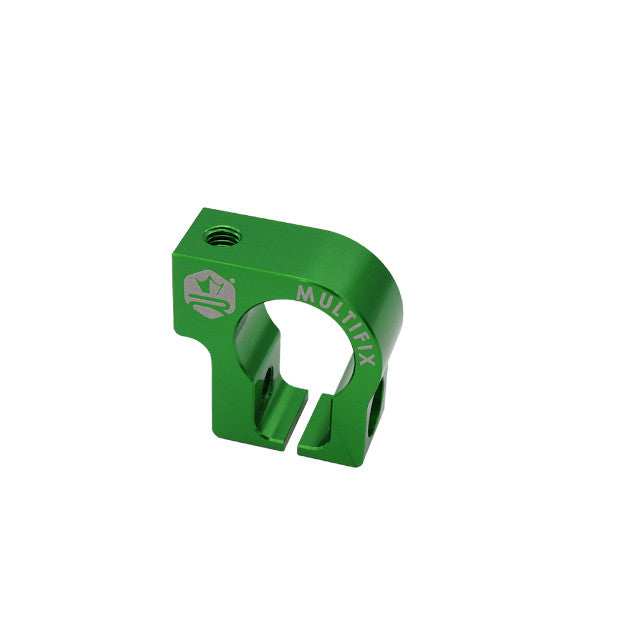 Abrazadera soporte escape multifijación KRM - verde