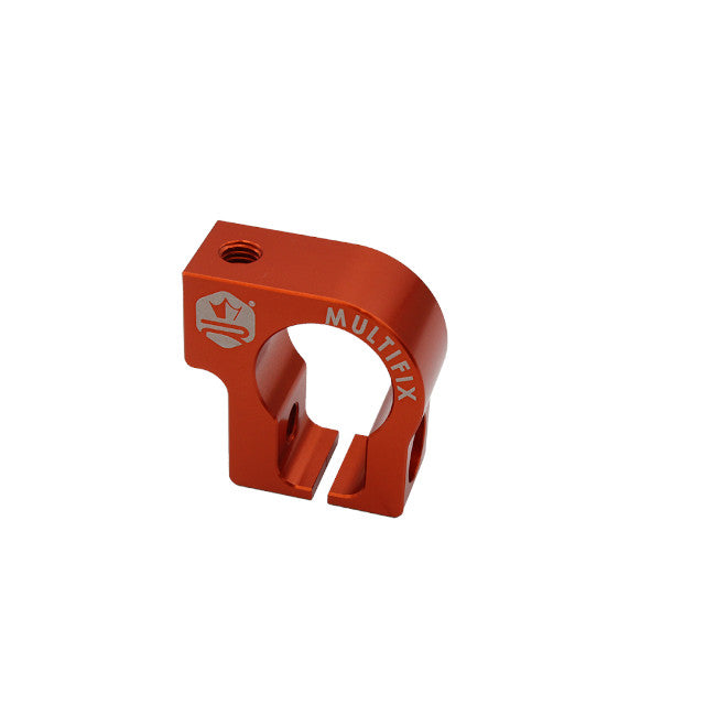 Abrazadera soporte escape multifijación KRM - naranja