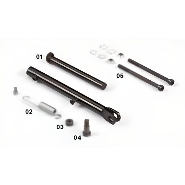 Caballete lateral regulable L=180-210mm Pitbike YCF 50A >2024