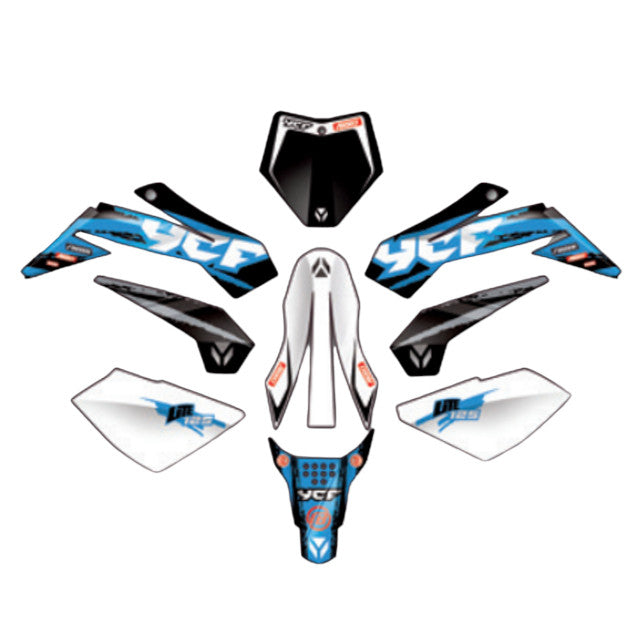 Kit de adhesivos completo YCF Lite F125 2024