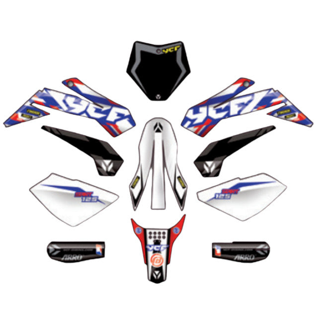 Kit de adhesivos completo YCF Start F125 2024