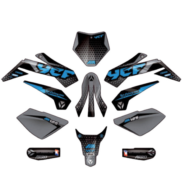 Kit de adhesivos completo YCF SM F125S 2024
