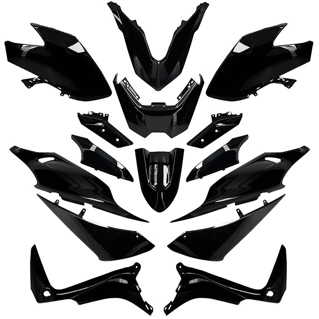 Carenados Yamaha T-Max 560 20-21 15 piezas AllPro - negro brillante