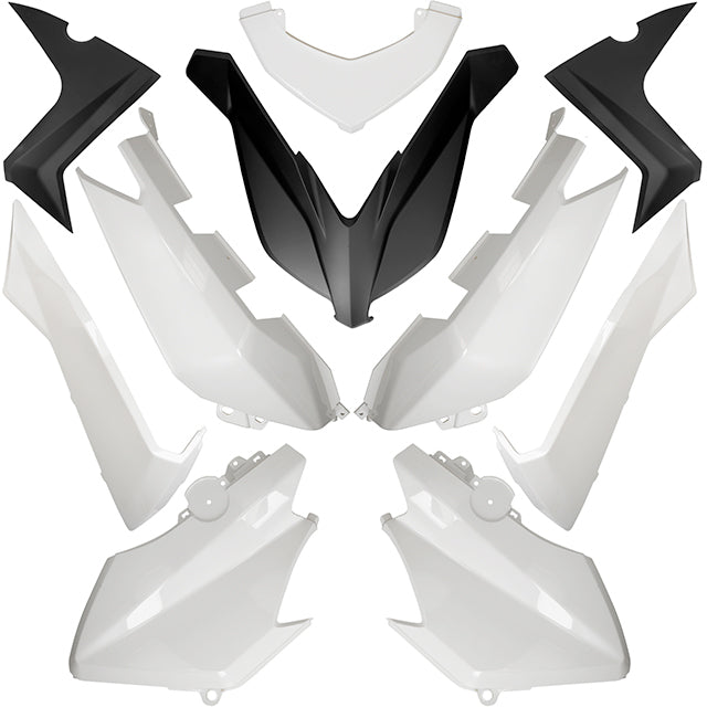Carenados Yamaha X-Max 125/250/400 14-17 10 piezas AllPro - blanco
