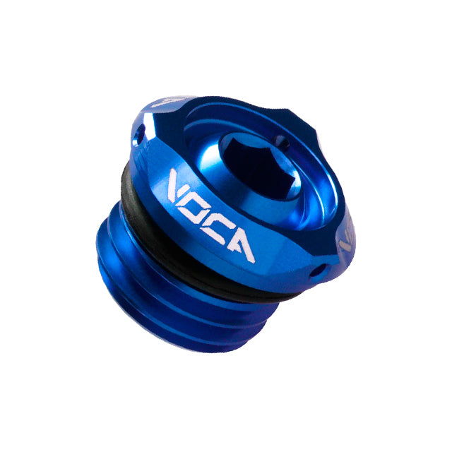 Tapón aceite VOCA Racing V2 Minarelli AM6 - azul