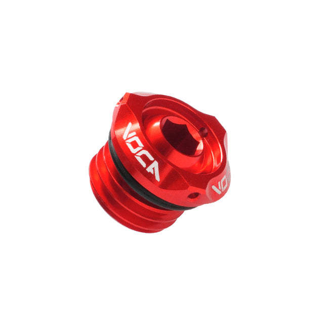 Tapón aceite VOCA Racing V2 motor Derbi - rojo