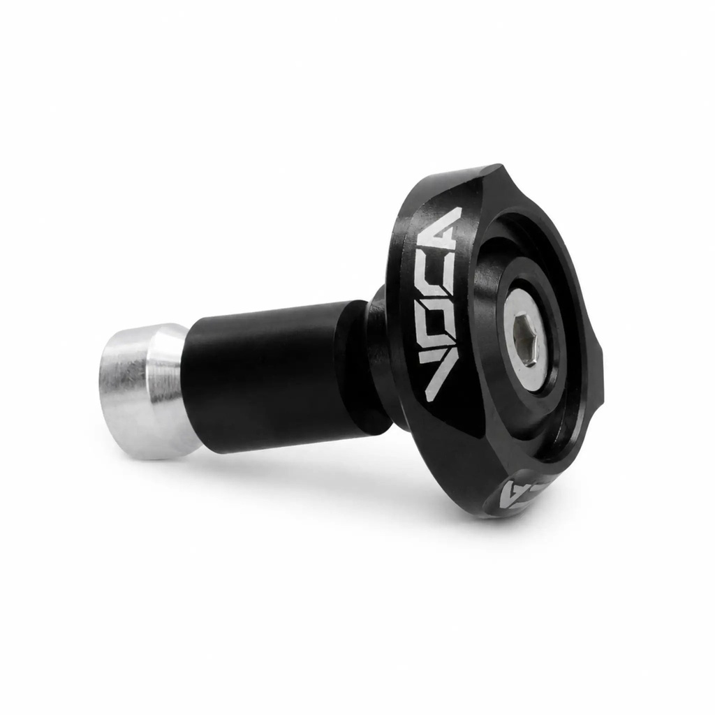 Contrapesos manillar Voca V2 CNC en aluminio - negro