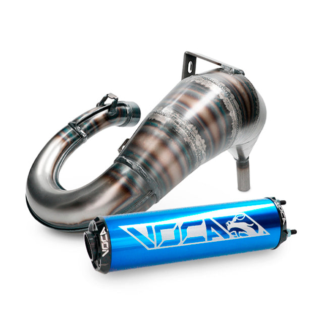 Escape Beta RRT RR RK6 Cross Rookie 50/70cc VOCA silenciador azul