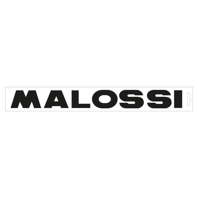 Pegatina Malossi 32x3,5cm - negro
