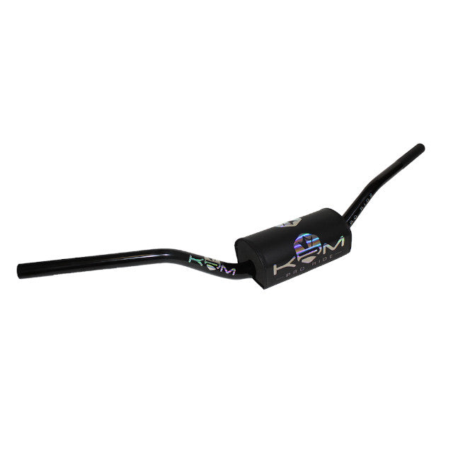 Manillar KRM Pro Ride D=28,6mm con protector - negro/holográfica