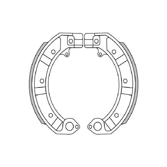 Zapatas de freno Vespa PK S/XL DN/IRIS/T5/TX/PX Polini.
