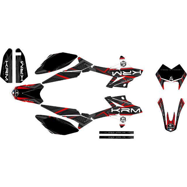 Kit pegatinas KRM Beta RR 11-20 - rojo