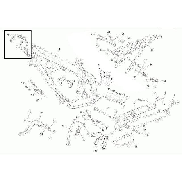 Soporte delantero faro y cuentakilómetros Rieju MRT / Tango 50 / Marathon 125