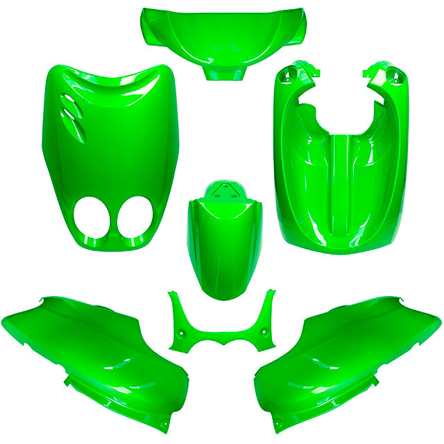 Kit Carenados Yamaha Neo's / MBK Ovetto 97-07 7 piezas AllPro - verde kawasaki