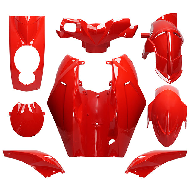 Carenados Peugeot Ludix 8 piezas AllPro - rojo scuderia