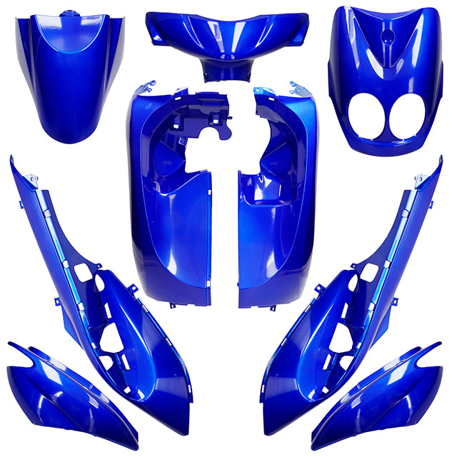 Carenados MBK Ovetto / Yamaha Neos >08 9 piezas AllPro - azul metalizado