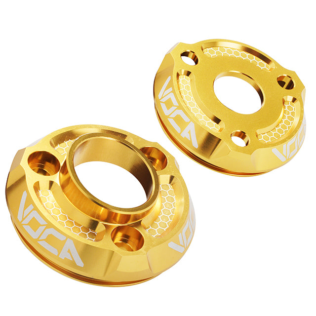 Kit de cazoletas silenciador VOCA CNC anodizado - oro