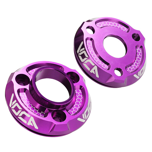 Kit de cazoletas silenciador VOCA CNC anodizado - violeta
