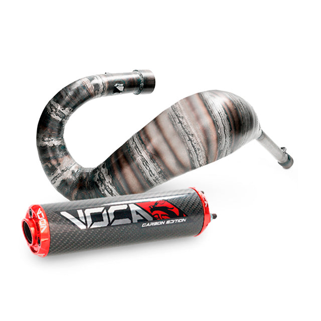 Escape Rieju MRT Cross Carbon 80 VOCA Racing - silenciador cazoleta roja