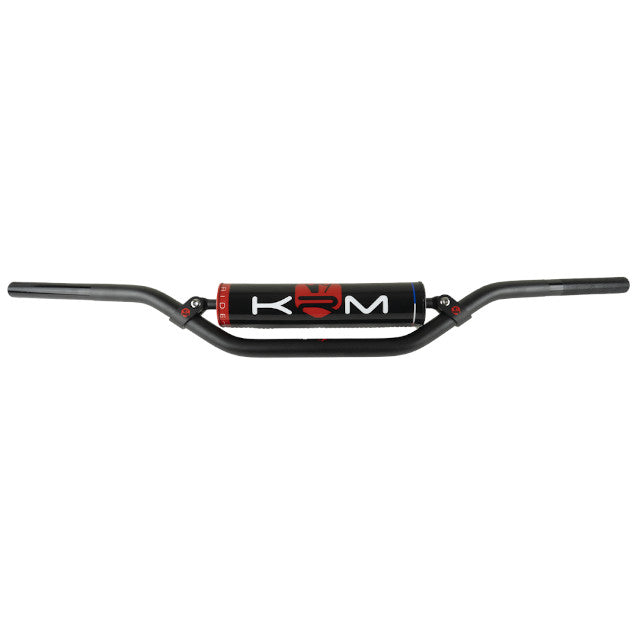 Manillar KRM Pro Ride Cross d=22 con protector - rojo