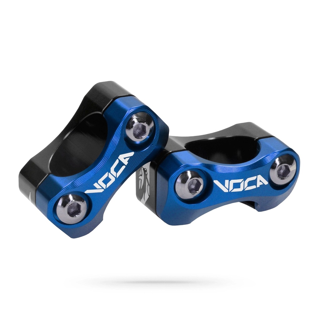 Torretas manillar 28,6 mm Voca V2 HB28 CNC - azul