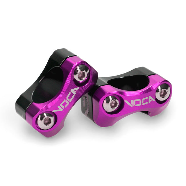 Torretas manillar 28,6 mm Voca V2 HB28 CNC - violeta