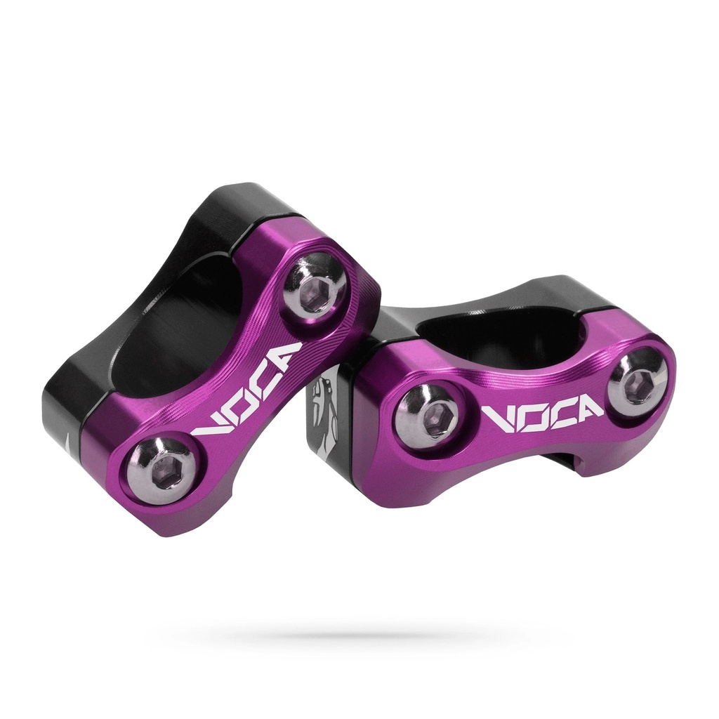 Torretas manillar 28,6 mm Voca V2 HB28 CNC - violeta