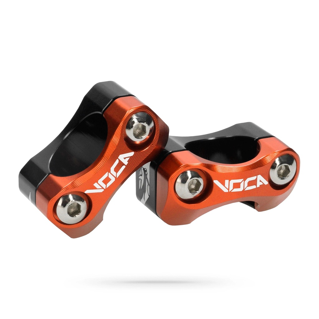Torretas manillar 28,6 mm Voca V2 HB28 CNC - naranja