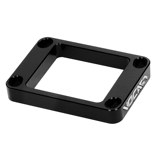 Suplemento CNC caja de laminas Minarelli Derbi / AM6 50cc VOCA - 10mm negro