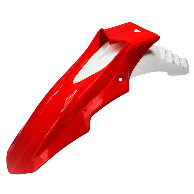 Guardabarros delantero Supermotard universal Allpro - rojo