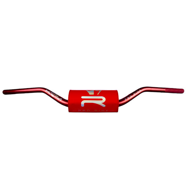 Manillar KRM Pro Ride d=28,6mm con protector - rojo