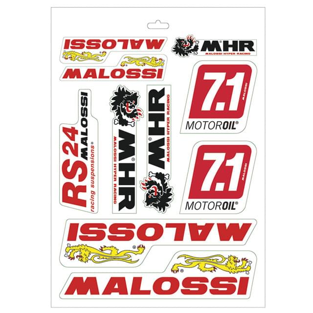 Kit pegatinas Malossi 24,7 x 35cm
