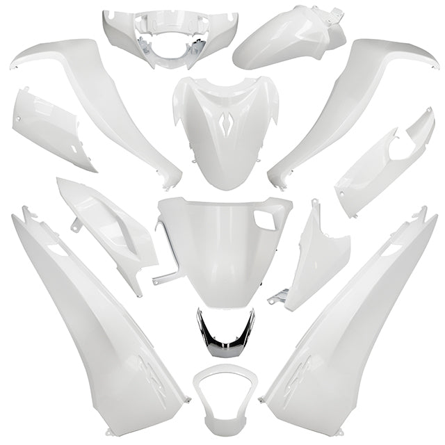 Carenados Honda SH125 13-16 11 piezas AllPro - blanco metálico perla