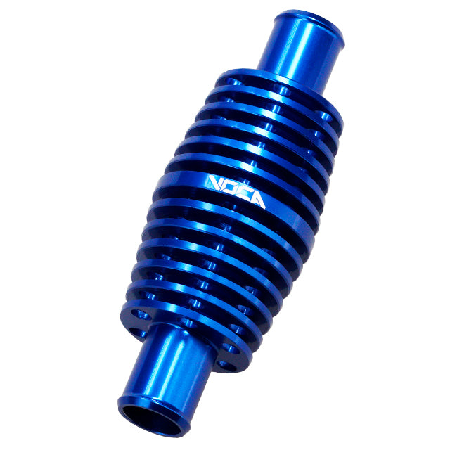 Radiador tubo refrigerante D=17mm 106x40mm VOCA CNC Bestia - azul