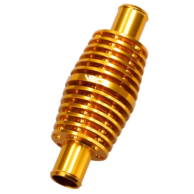 Radiador tubo refrigerante D=17mm 106x40mm VOCA CNC Bestia - oro