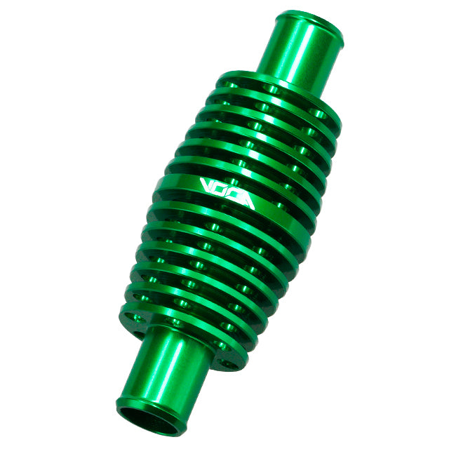 Radiador tubo refrigerante D=17mm 106x40mm VOCA CNC Bestia - verde