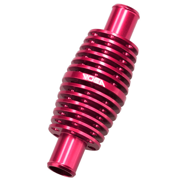 Radiador tubo refrigerante D=17mm 106x40mm VOCA CNC Bestia - rosa