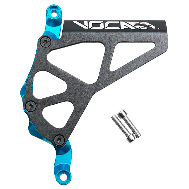 Protector de piñón CNC Minarelli AM6 Voca Racing - azul cyan