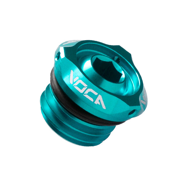 Tapón aceite VOCA EVO CNC V2 Minarelli AM6 - azul cyan