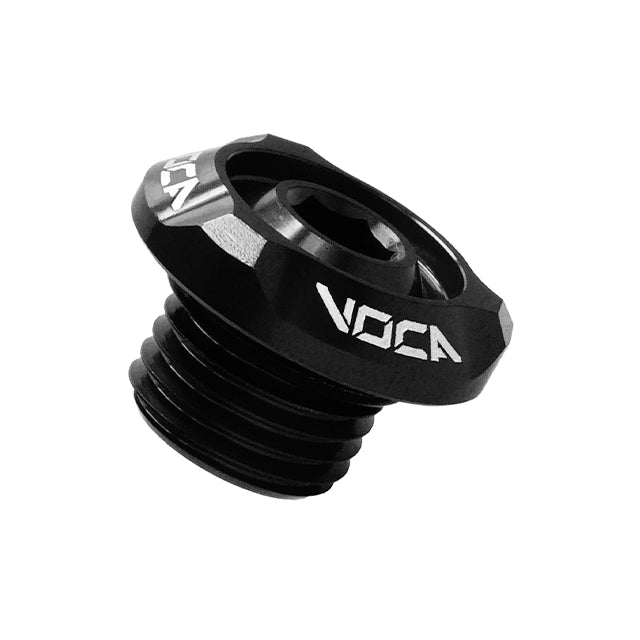 Tapón de aceite Minarelli horizontal M14x1,5mm VOCA Racing - negro